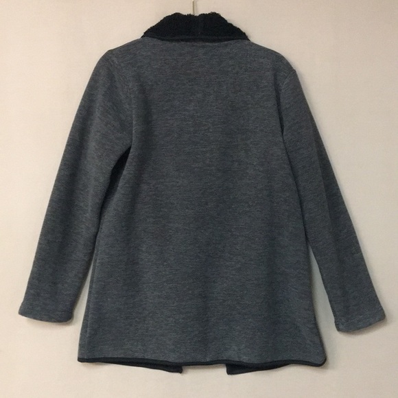 Original Nicole Miller Women’s Black and Gray Open Front Cardigan. Sz M - Picture 2 of 7